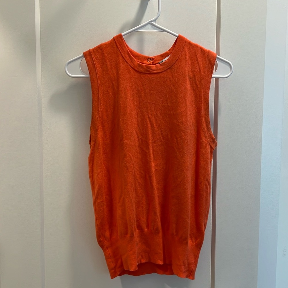Orange Zara Sleeveless Top